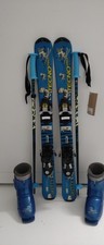 Kinder Ski Set Techno Pro 90 cm cm+Schuhe Gr.31 neue Stöcke, Service.