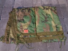 Orig. US Armee Wet Weather Poncholiner Steppdecke Woodland *626