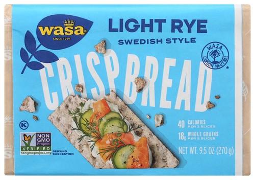 Wasa crispbread rye lite - wasa,