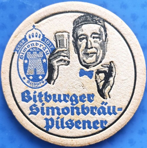 Alter bierdeckel bitburger - alter,