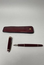 " Montblanc Meisterstück 4810 " Füller mit Gold 585 14K Feder Bordeaux Rot
