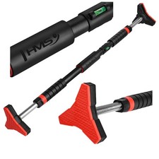 Klimmzugstange, Verstellbar Türrahmen, Rutschfest Türreck Wandmontage Schwarz