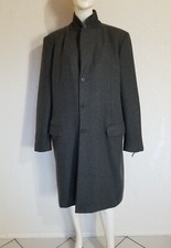 Jil Sander kasual eleganter Herren 100% Kaschmir Mantel Anthrazit edel