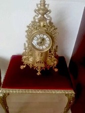 Kaminuhr MESSING TISCHUHR