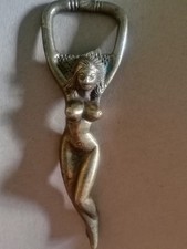 FLASCHENÖFFNER FRAU, EROTIK, aus MASSIV MESSING, Handarbeit. 
