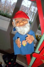 Steiff Handpuppe ZWERG GUCKI ( Art.No.   0117,00)  1960 - 1967  K/F/S komplett