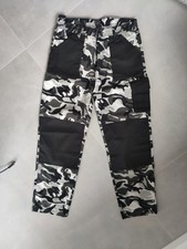 Cargohose Neu Arbeitshose Camouflage Muster grau weis schwarz M 48 Toptex Pro