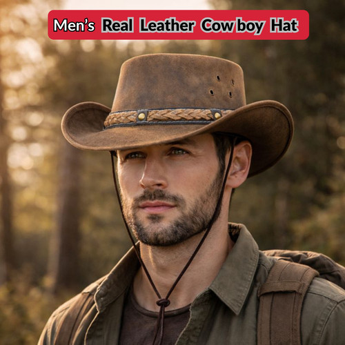 Cowboyhut herren echtlederhut - cowboyhut,