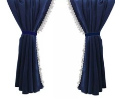 2 Stück blaue Quasten