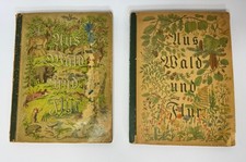 Aus Wald und Flur - 2 Stück, Pflanzen und Tiere, Band 1 und 3, Reemtsma