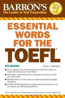 Essential words for the toefl - essential,