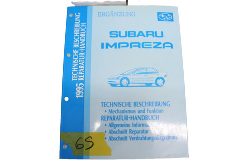 Reparatur handbuch subaru - reparatur,