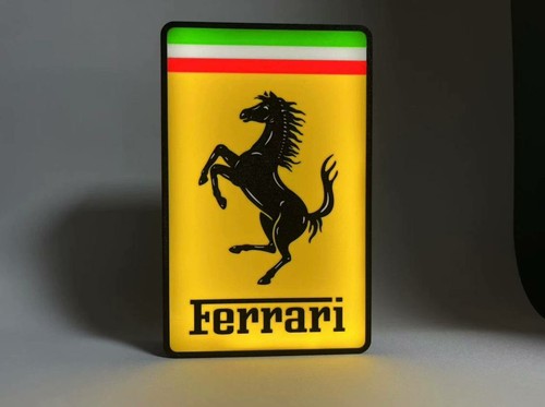 Ferrari led schild - led,