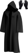 Schwarzer Umhang Kapuze