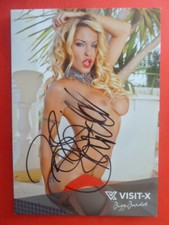 Biggi Bardot - Model / Erotik, VISIT-X Autogrammkarte (original signiert)