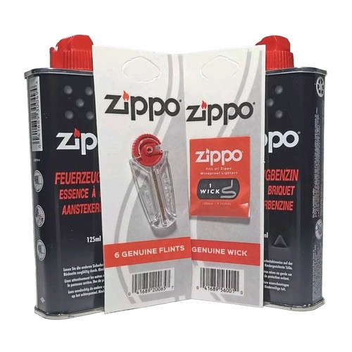 Zippo zubehör set - zubehör, benzin