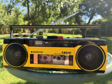 SANYO M-S350LE Rare Vintage Radio Cassette Recorder
