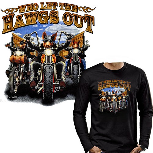 Biker shirt langarm classic - langarm,