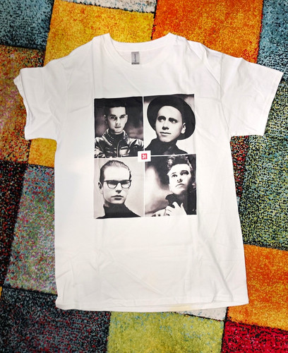 Depeche mode shirt weiß - depeche,