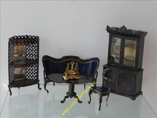 ROCK & GRANER, Vitrinenaufsatzschrank, um 1870, für die Puppenstube, 4D221-2