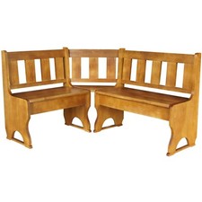 Eckbank Kiefer MASSIVHOLZ Öko VERSCHIEDENEN FARBEN - NEU