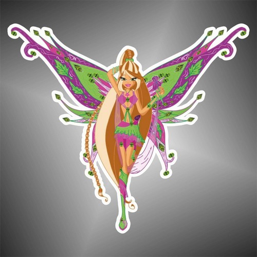 Aufkleber winx flora - aufkleber, decal