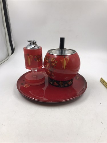 Vintage altes raucherset rot - altes,