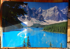 Poster 90 x 60cm See und Berge