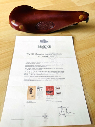 Brooks b17 champion sprinter - b17,