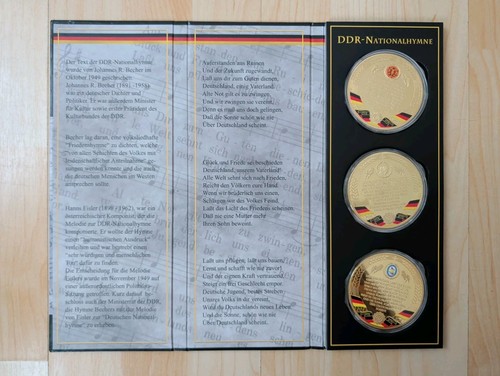 Ddr medaillen set box - in,