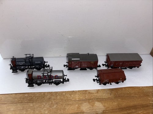 Fleischmann güterwagen set - 5x,