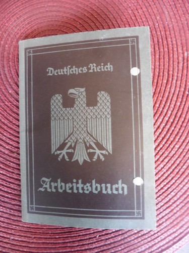Altes arbeitsbuch von 1934 - 1934,