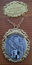 Medaille Schauenstein 1975, Stadtrechte 1422 + '3.int.Volkswandertag' +