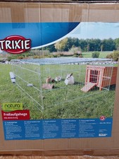 Trixie Freilaufgehege mit Abdeckung.  144 x 58 x 116 cm Silber  Neuwertig.