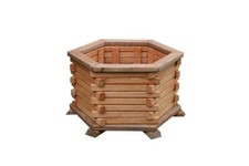 Blumentopf aus Massivholz DS1