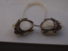 Fashy Kinder-Schwimmbrille Taucherbrille getragen Haifischzähne