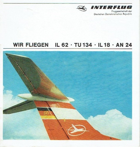 Interflug ddr wir fliegen - ddr,