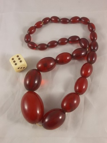 Vintage cherry amber bakelite - vintage,
