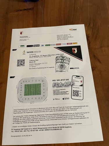 Sammler used ticket - sammler,