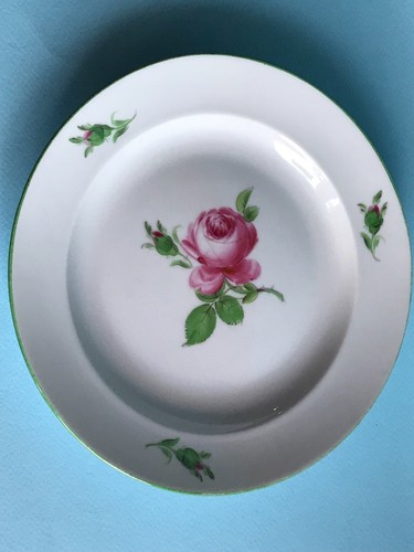 Meissen teller dekor rote - meissen,