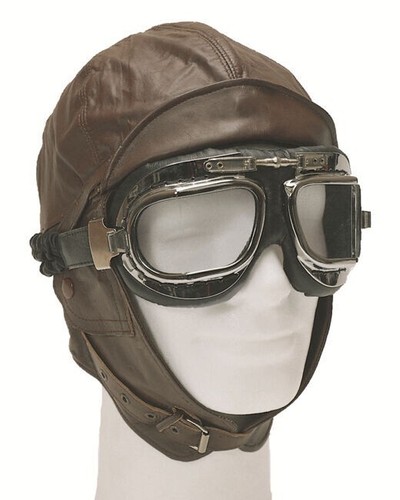 Mil tec flieger lederhaube - ,