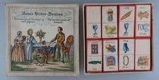 "Neues Bilder-Domino" Original 1810 - hier alte Wiederauflage um 1935 (111235)