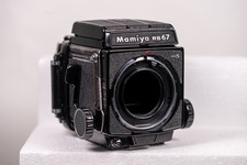 Mamiya RB67 Pro S Body, Lichtschachtsucher, FilmBack, Film Getestet, Zustand gut