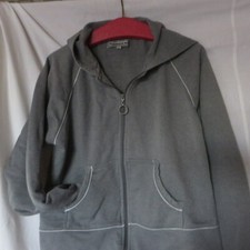 Fishbone Hoodie Kapuzenjacke mit RV 100 % Baumwolle  Gr. L TOP