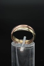 333 karat triocolor ring - karat,