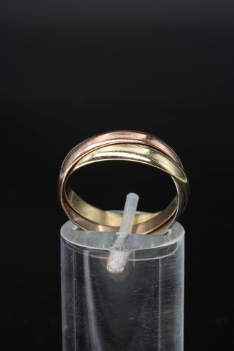 333 karat triocolor ring - 9,