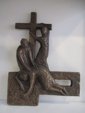 Religiöse Skulptur aus Bronze