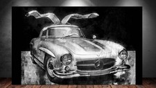LEINWAND BILD ER XXL POP ART  AUTO OLDTIMER ABSTRAKT POSTER