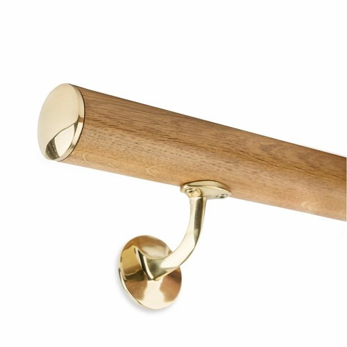 Handlauf set eiche 45mm mit - eiche, Ø