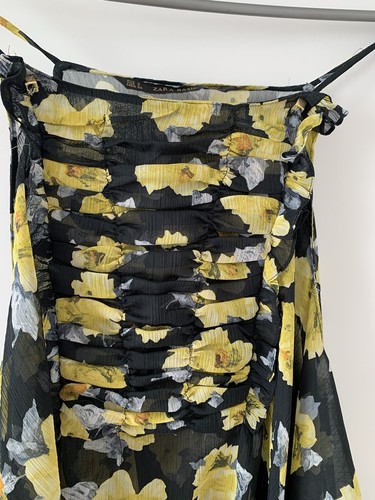 Zara top bluse - zara, blumen